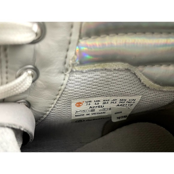 TIMBERLAND, Gray Nubuck Leather Boots, US Women's 7.5 - Picture 10 of 10